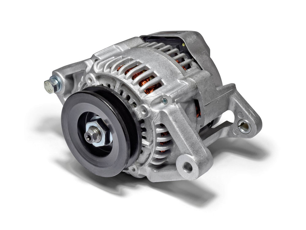 Small 50A &amp;quot;in line&amp;quot; Alternator 3 fixing lugs